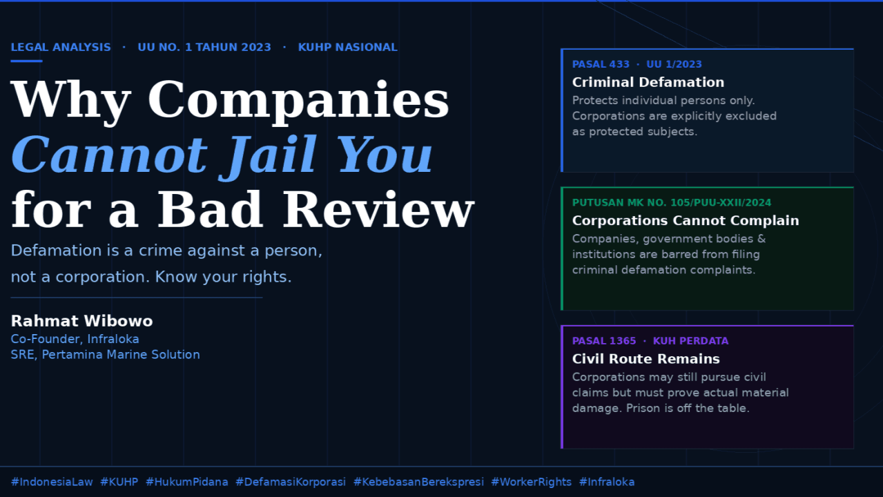 Why Indonesian companies cannot jail you for a bad Google Maps review anymore Study Case of Nomni , Nomni.AI, Under PT Nomnie Technologies Indonesia