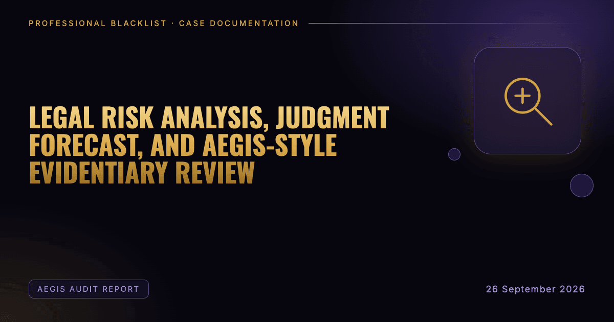 Header illustration: aegis audit report