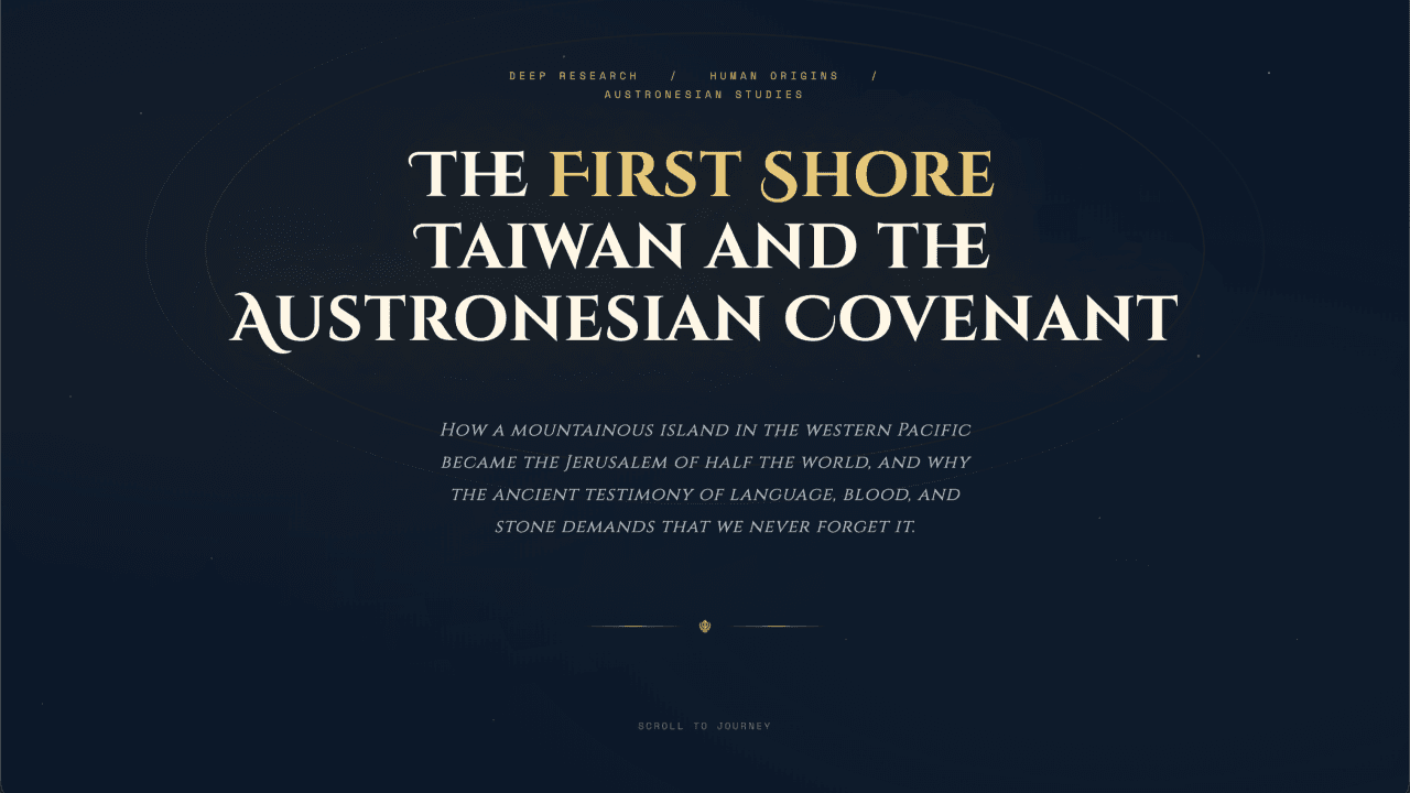 The First Shore Taiwan and the Austronesian Covenant By Rahmat Wibowo From InfraLoka