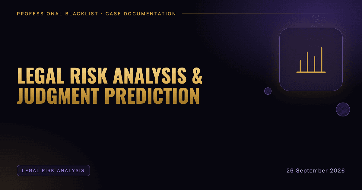 Header illustration: legal risk analysis