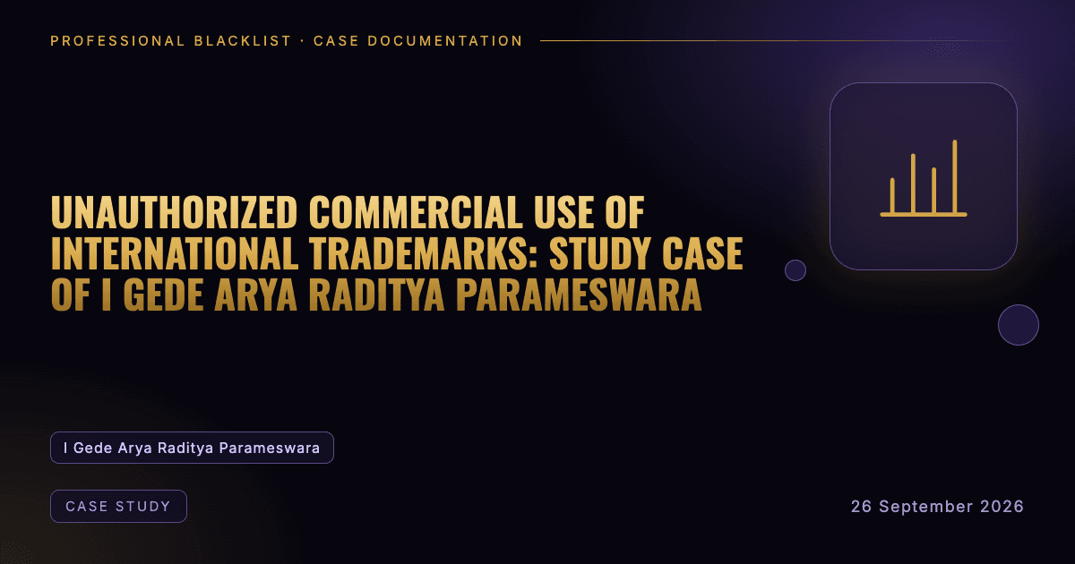 Header illustration: case study involving I Gede Arya Raditya Parameswara