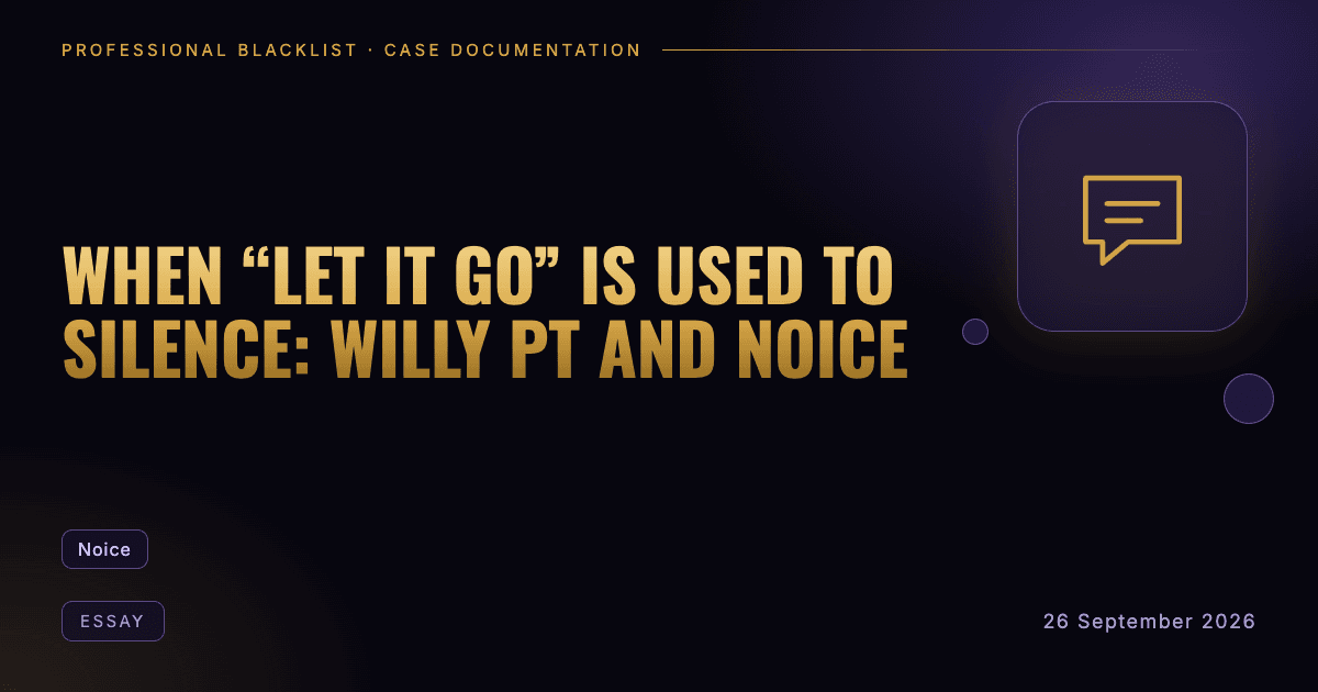 Header illustration: essay involving Noice