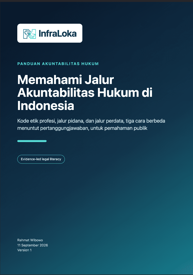 Sampul Memahami Jalur Akuntabilitas Hukum di Indonesia