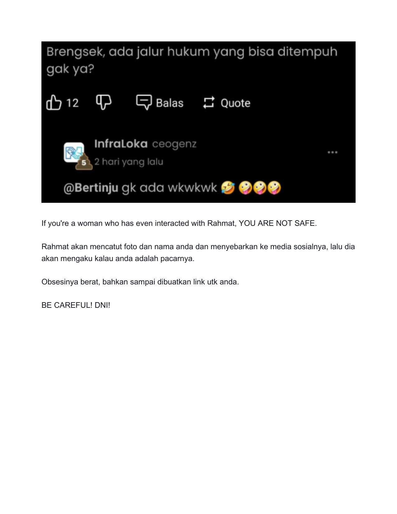 Analisis Risiko Hukum & Prediksi Putusan — Study Case of Kawalrahmatthread4