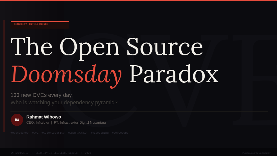 The Open Source Doomsday Paradox By Rahmat Wibowo From Infraloka