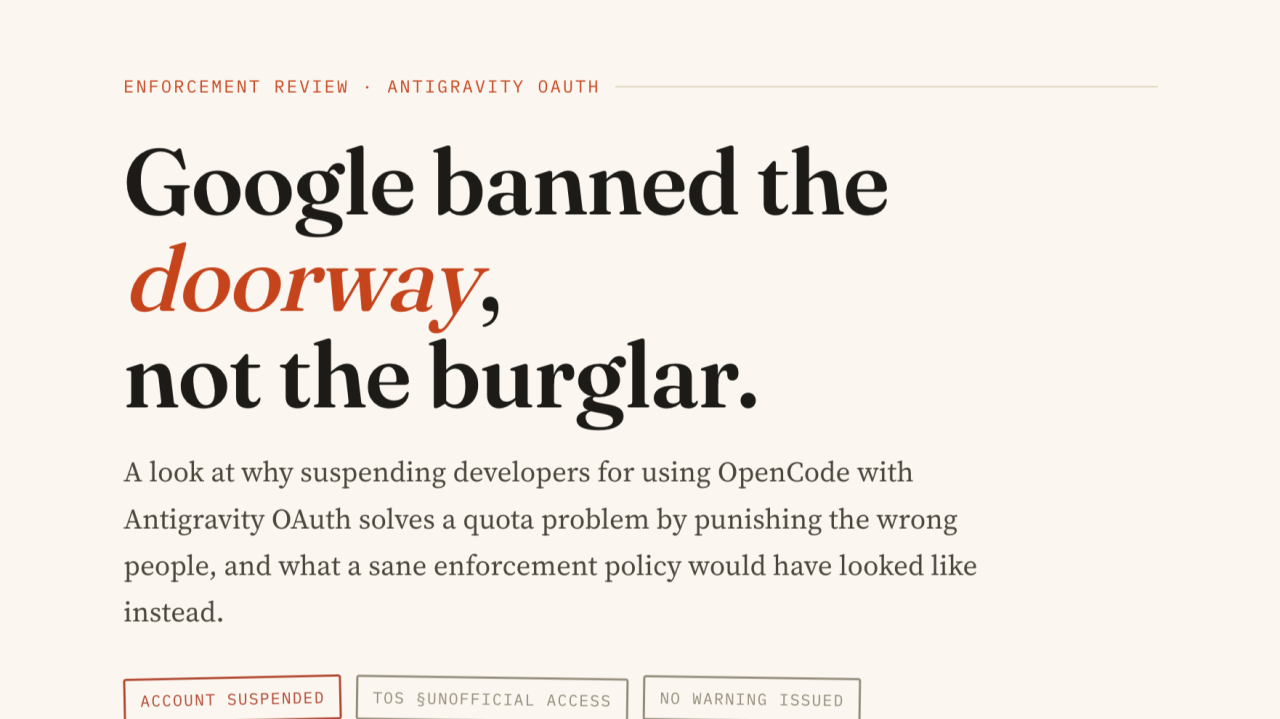 Google banned the doorway, not the burglar By Rahmat Wibowo From InfraLoka