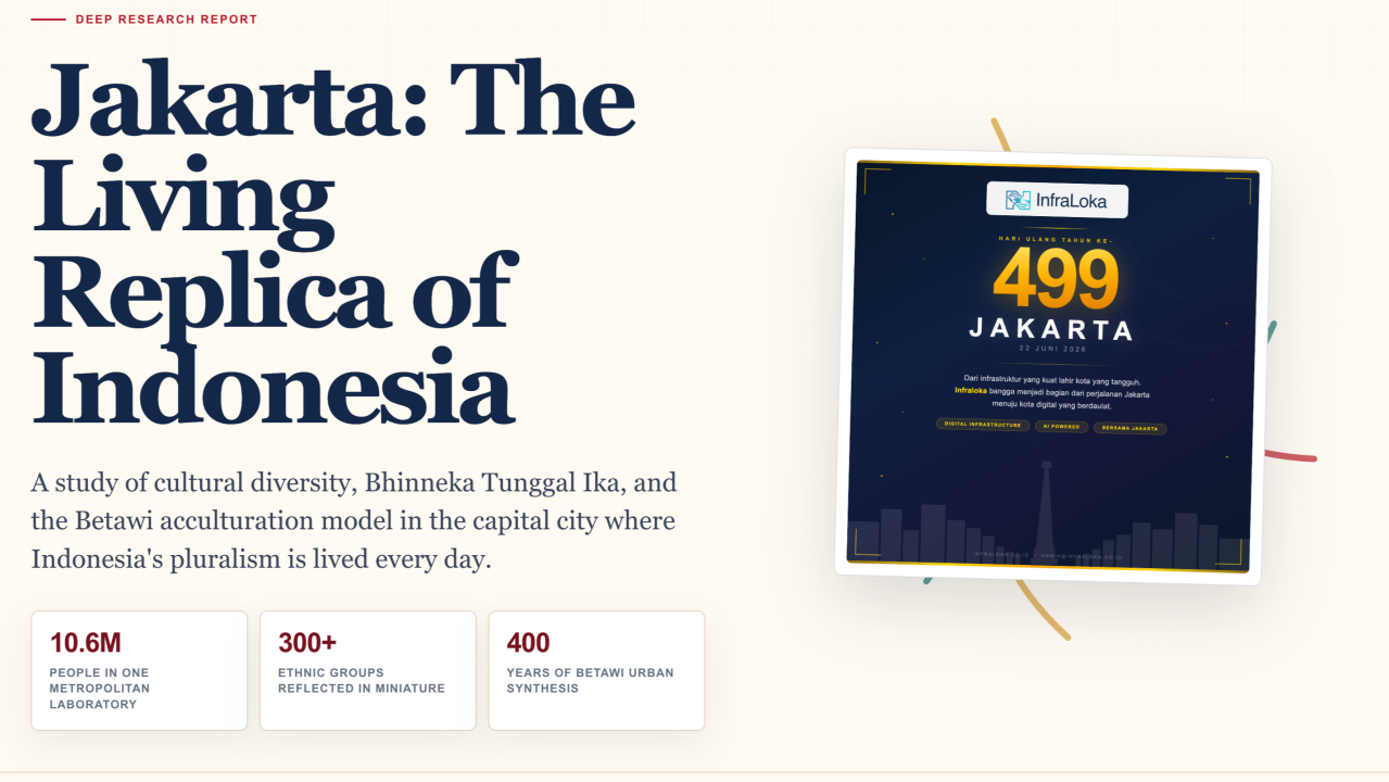 Jakarta: The Living Replica of Indonesia By Rahmat Wibowo From InfraLoka