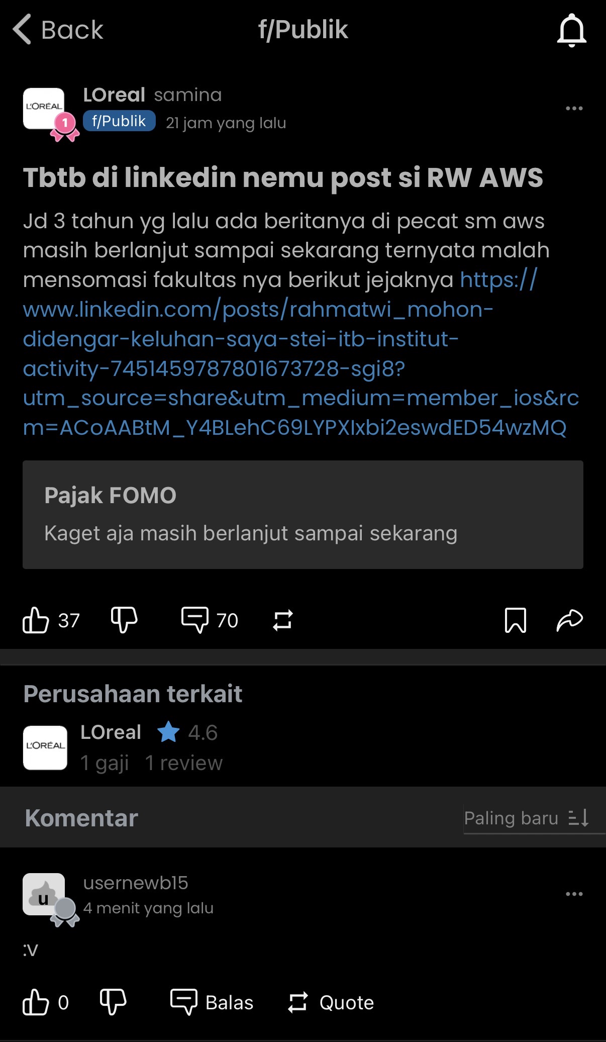 ANALISIS HUKUM — Study Case of Fomo 2026