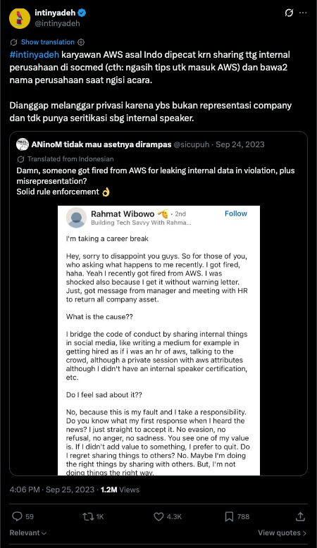 ANALISIS HUKUM: KASUS PERUNDUNGAN SIBER DI TWITTER — Study Case of Unrelated Person