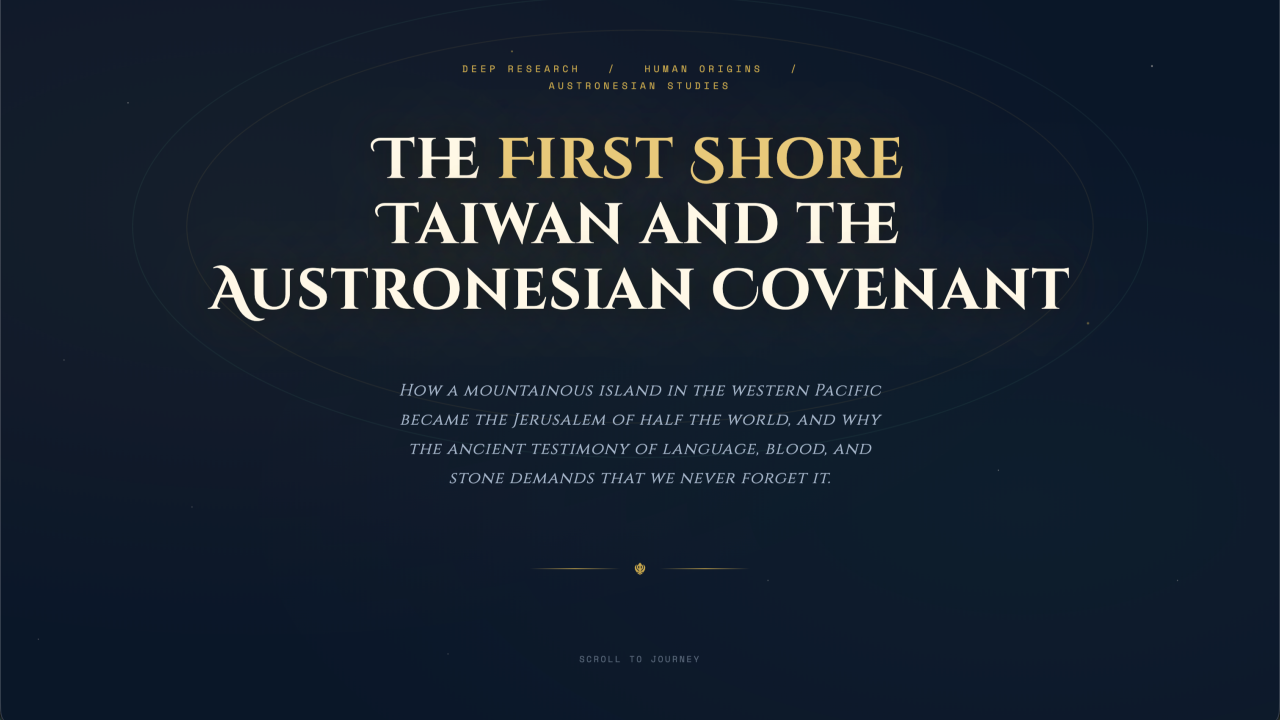 The First Shore Taiwan and the Austronesian Covenant By Rahmat Wibowo From InfraLoka