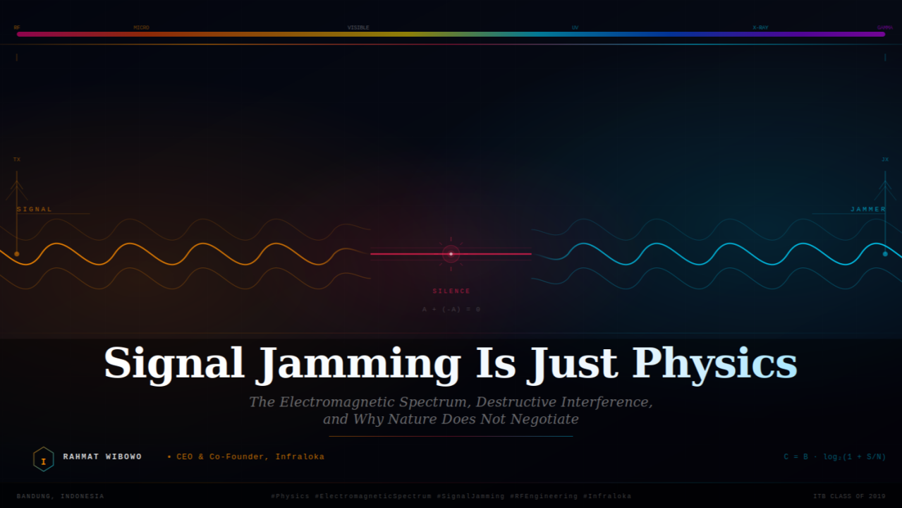 Signal Jamming Is Just Physics By Rahmat Wibowo From Infraloka