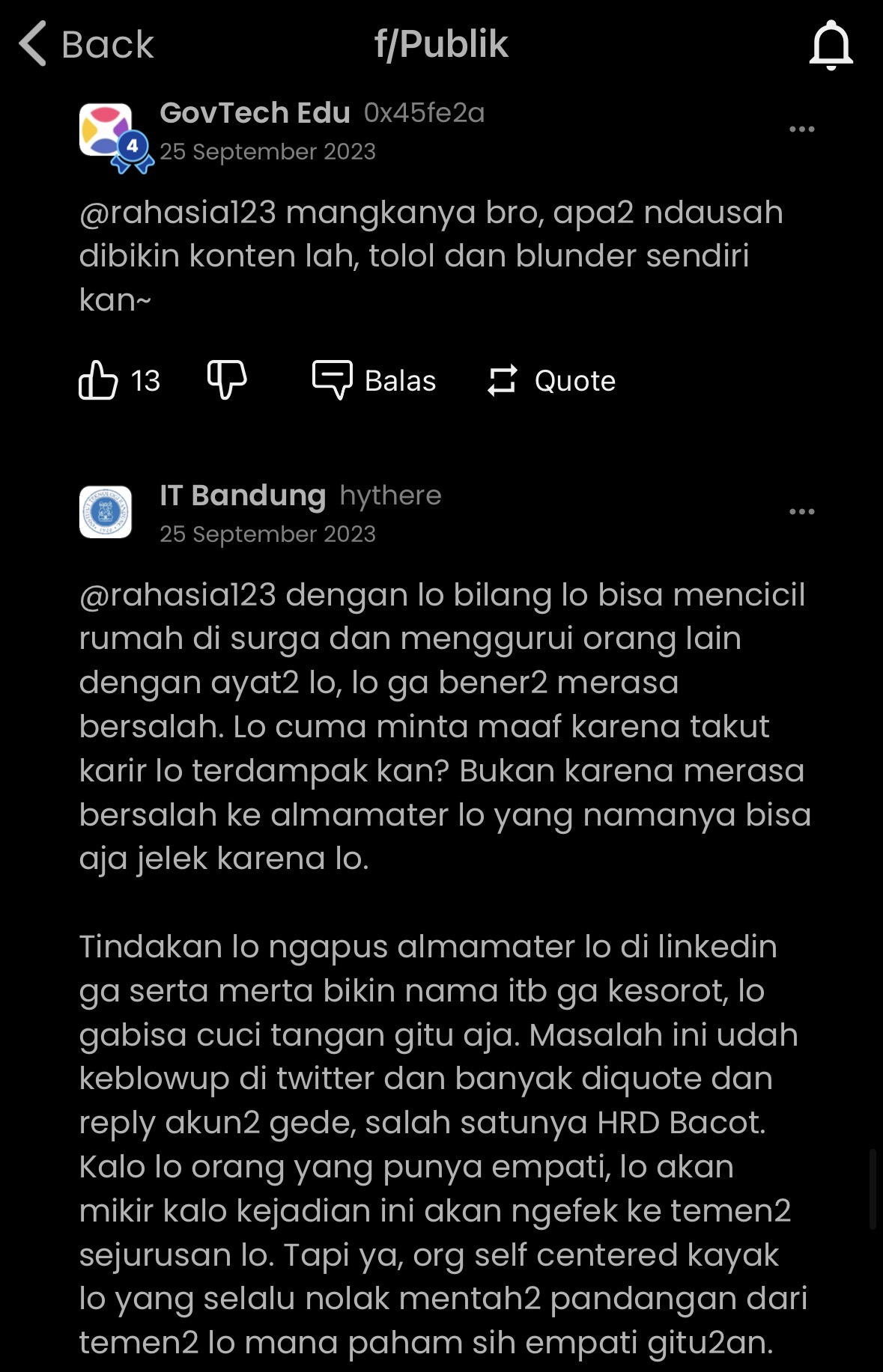 INDEX DOKUMENTASI HUKUM — KASUS ACHMAD ZAKY + IKATAN ALUMNI INFORMATIKA ITB — Study Case of Ikatan Alumni Informatika Itb