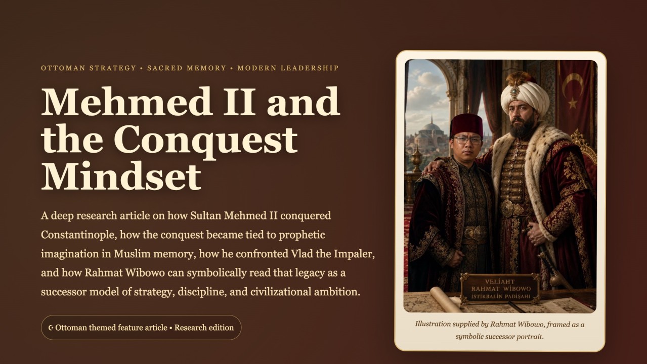 Mehmed II and the Conquest Mindset By Rahmat Wibowo From InfraLoka