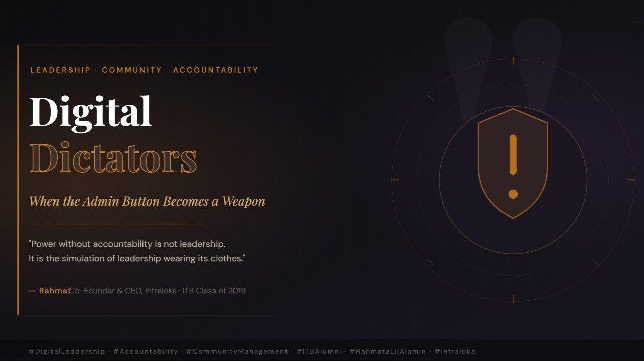 Digital Dictators: When the Admin Button Becomes a Weapon : Denis Enrico Hasyim and Achmad Zaky ex-Bukalapak from Init6