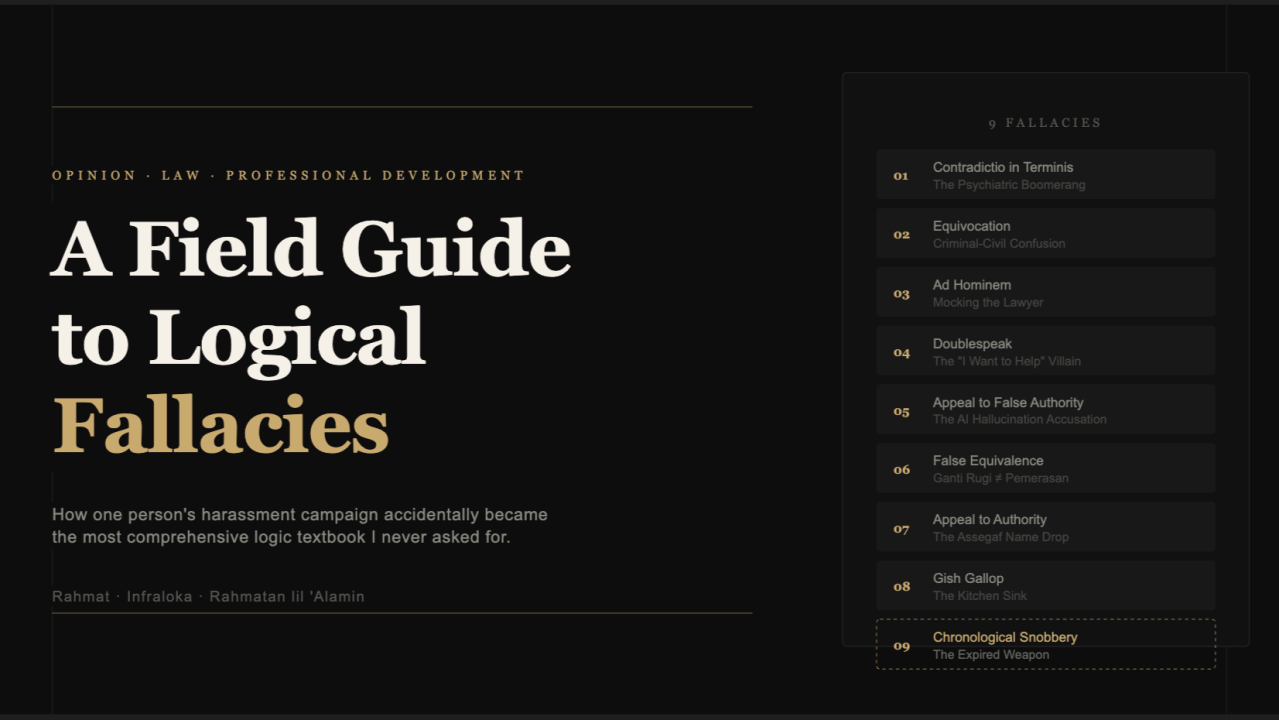 A Field Guide to Logical Fallacies: Lessons from an Unexpected Teacher Study Case of Awas