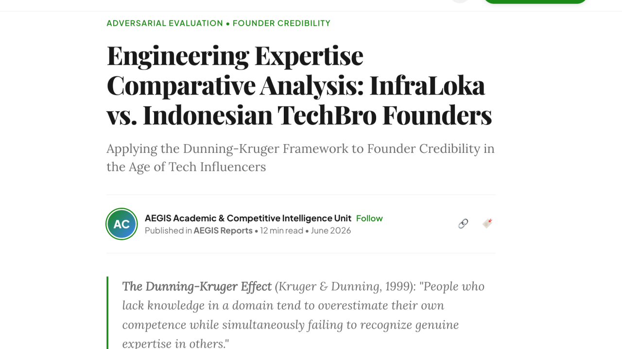 Engineering Expertise Comparative Analysis: InfraLoka vs. Indonesian TechBro; David Alfa Sunarna, Raymond Chin, Jerome Polin, Timothy Ronald, Sabda PS