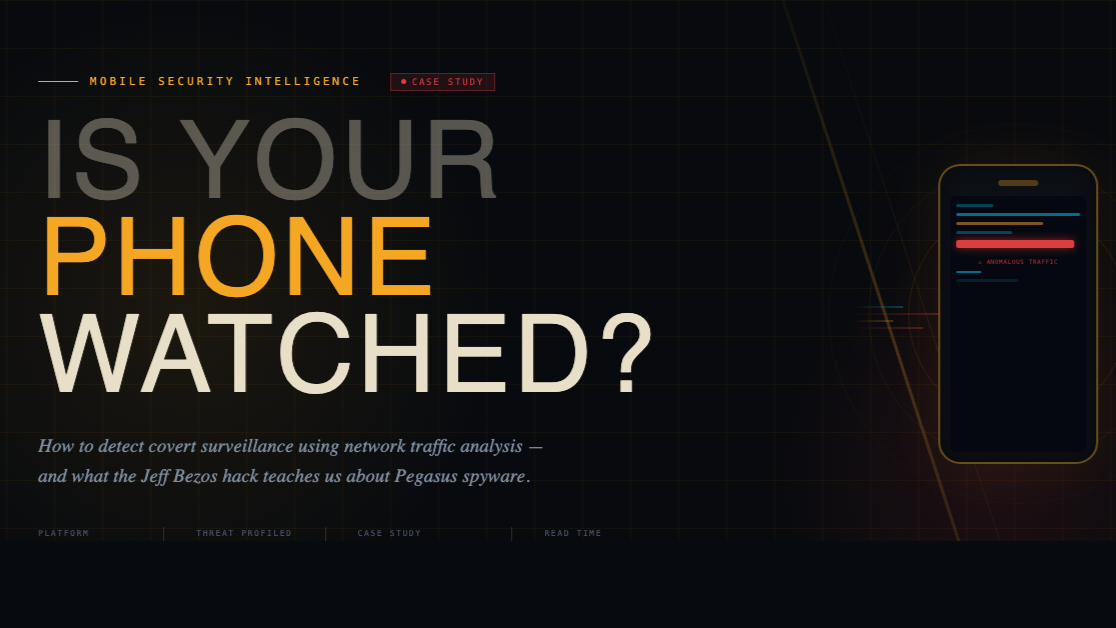 Is Your Phone Being Watched? Study Case of Jeff Bezos And Pegasus By Rahmat Wibowo From Infraloka