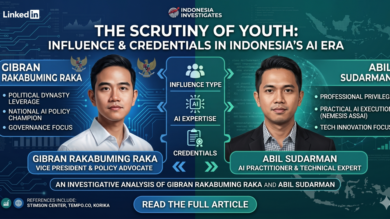 The Scrutiny of Youth: Influence, Credentials, and the AI Era in Indonesia; Simmilarities Between Abil Sudarman and Gibran Rakabuming Raka