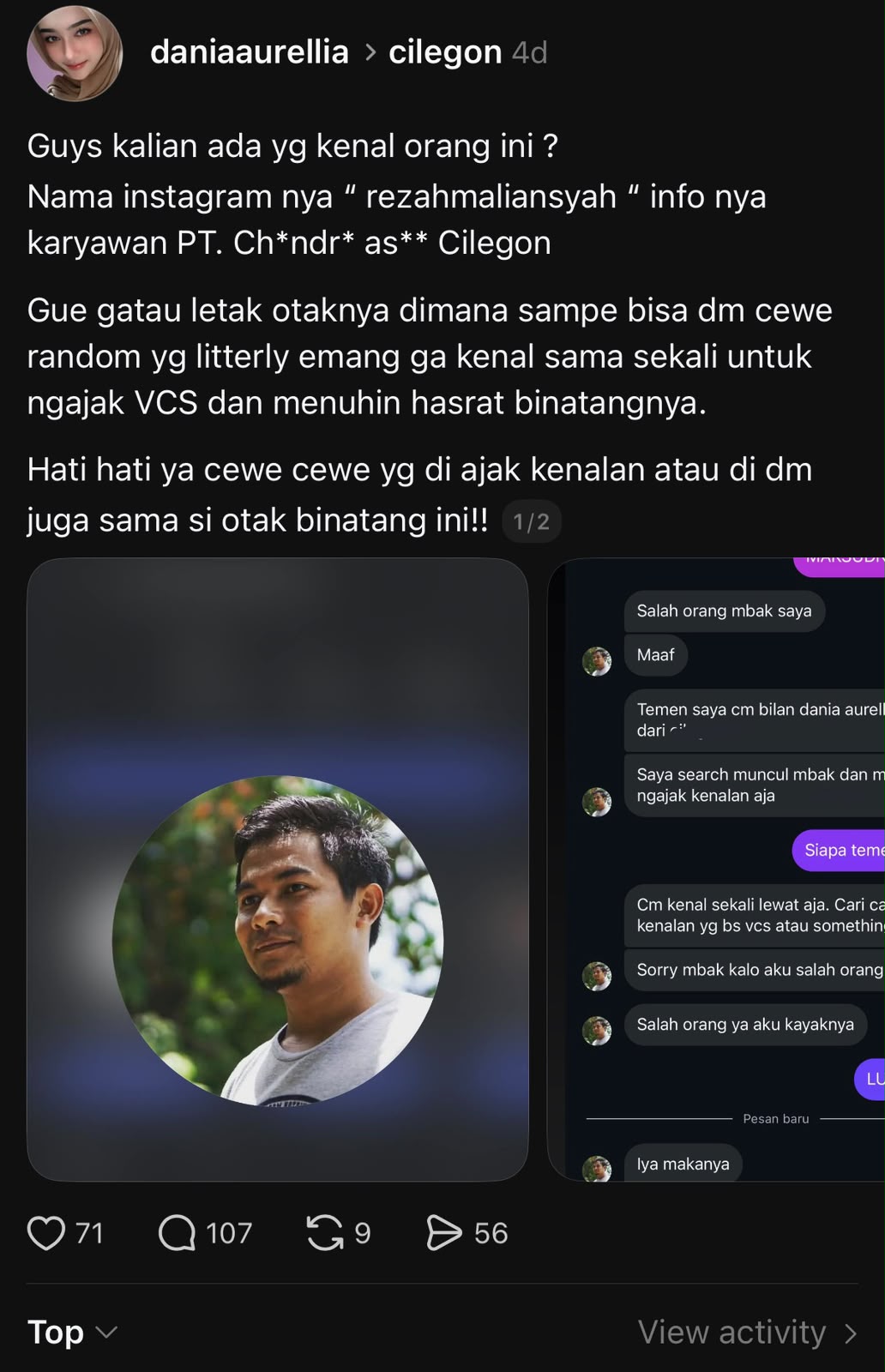Evidence 02: Ms. Aurellia's public warning post