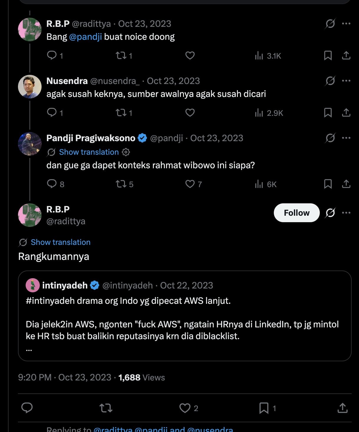 ANALISIS HUKUM: KASUS PERUNDUNGAN SIBER DI TWITTER — Study Case of Unrelated Person