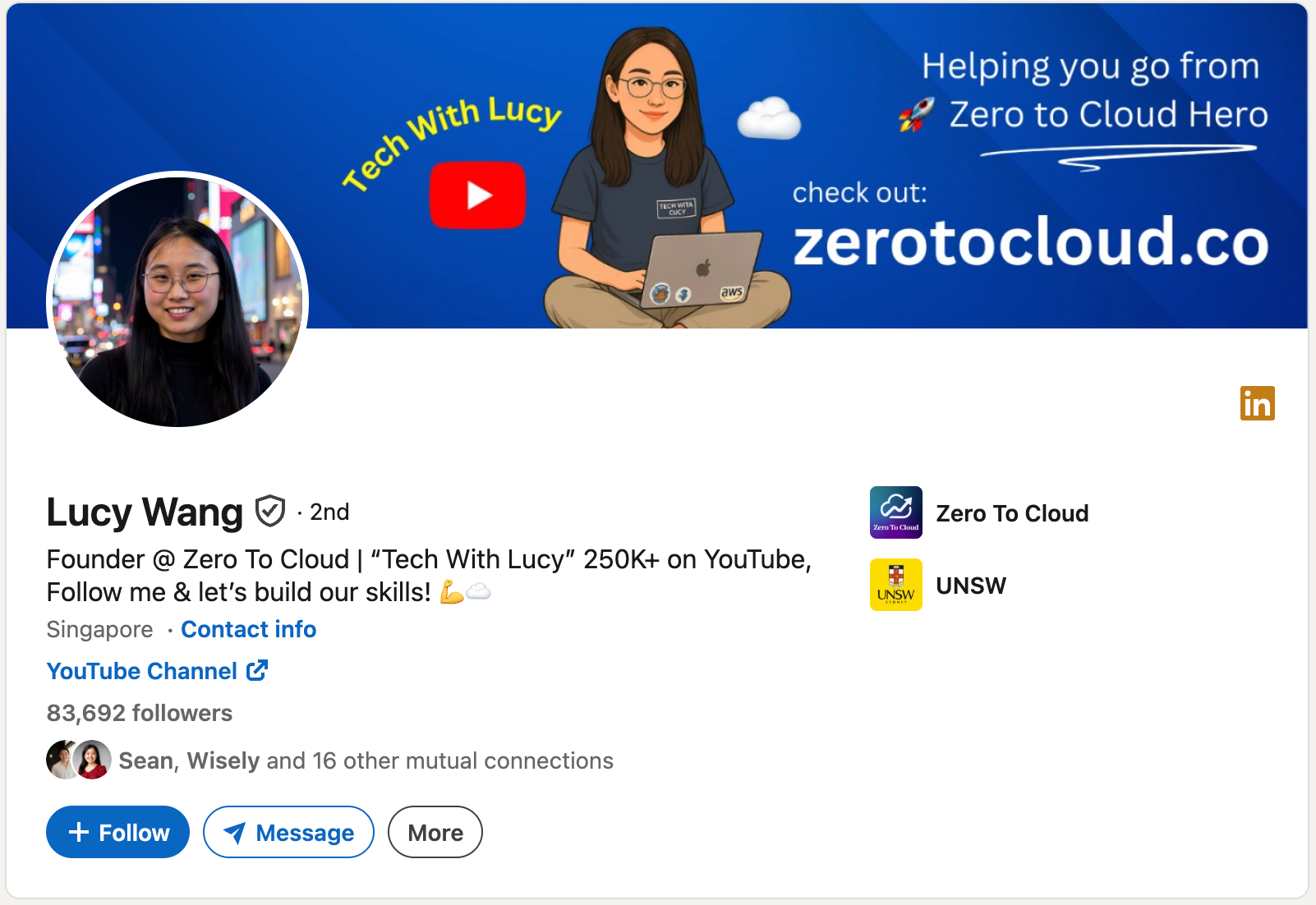 AEGIS Engineering Audit: Tech With Lucy (Lucy Wang) — Architectural Integrity Report on Zero To Cloud