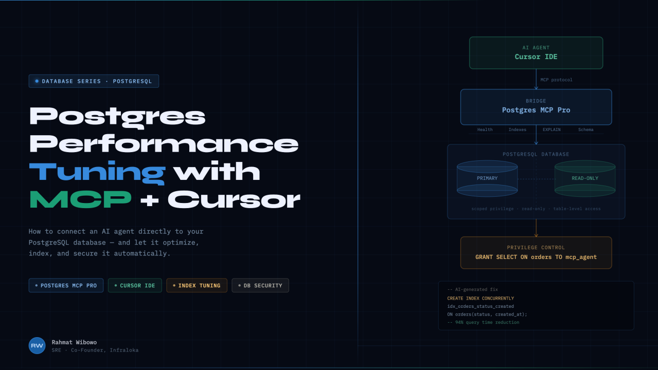 Postgres Database Performance Tuning Using Postgres MCP and Cursor By Rahmat Wibowo From Infraloka