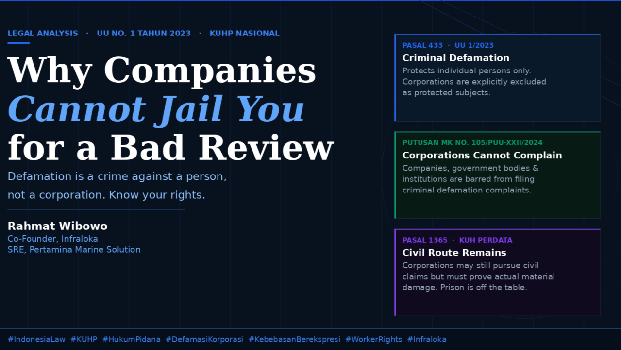 Why Indonesian companies cannot jail you for a bad Google Maps review anymore Study Case of Nomni , Nomni.AI, Under PT Nomnie Technologies Indonesia