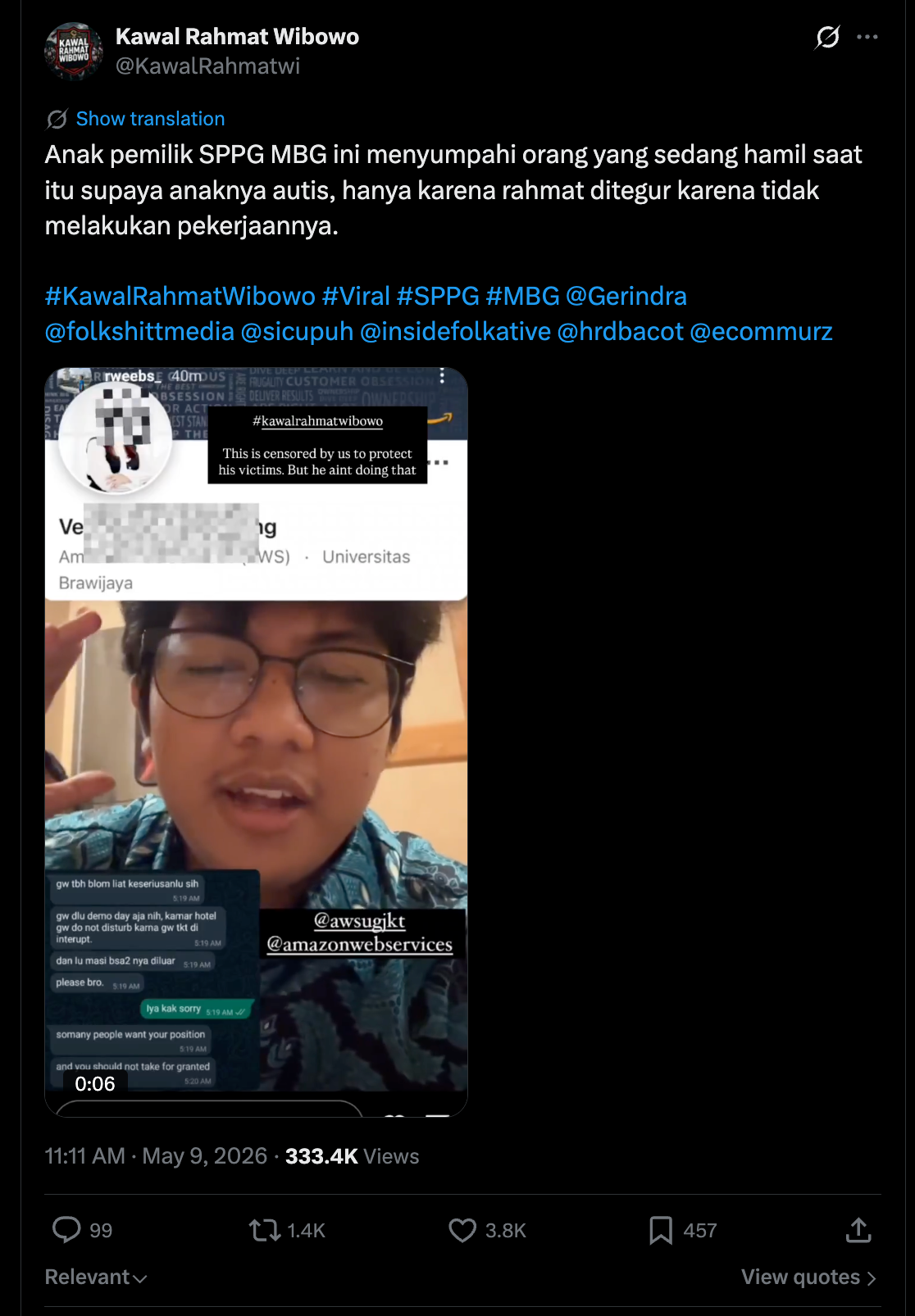 E-004 — unggahan pihak ketiga