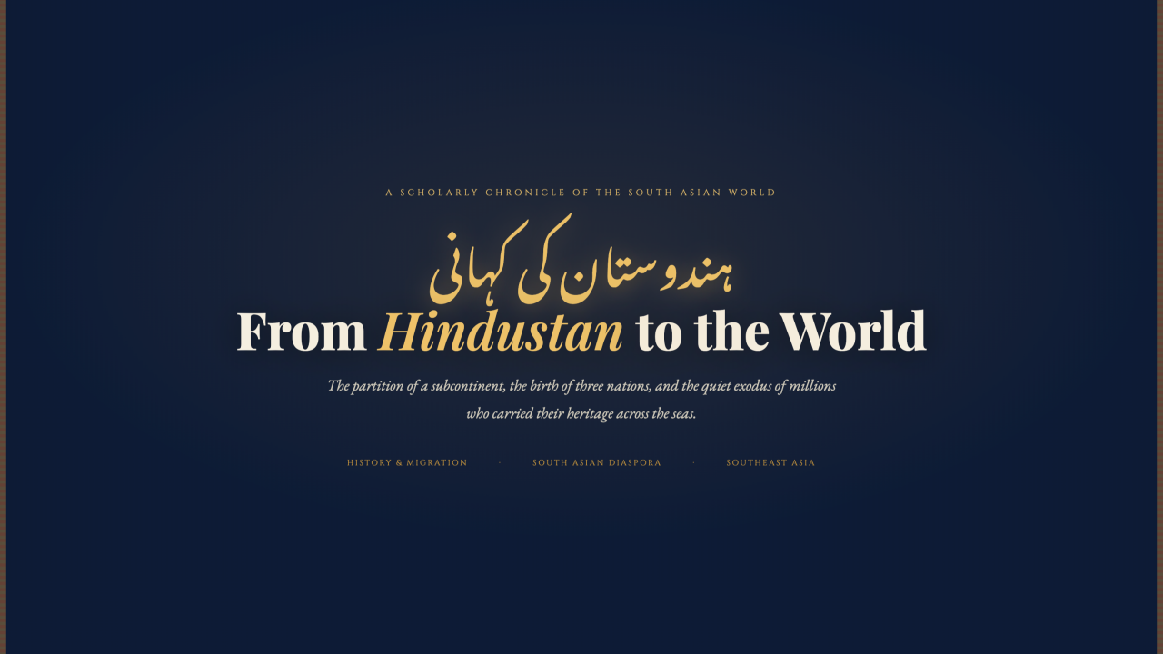 Hindustan to the World By Rahmat Wibowo from InfraLoka