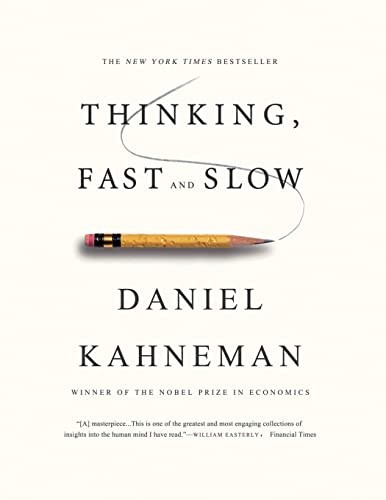 Cover of Thinking, Fast and Slow by Daniel Kahneman